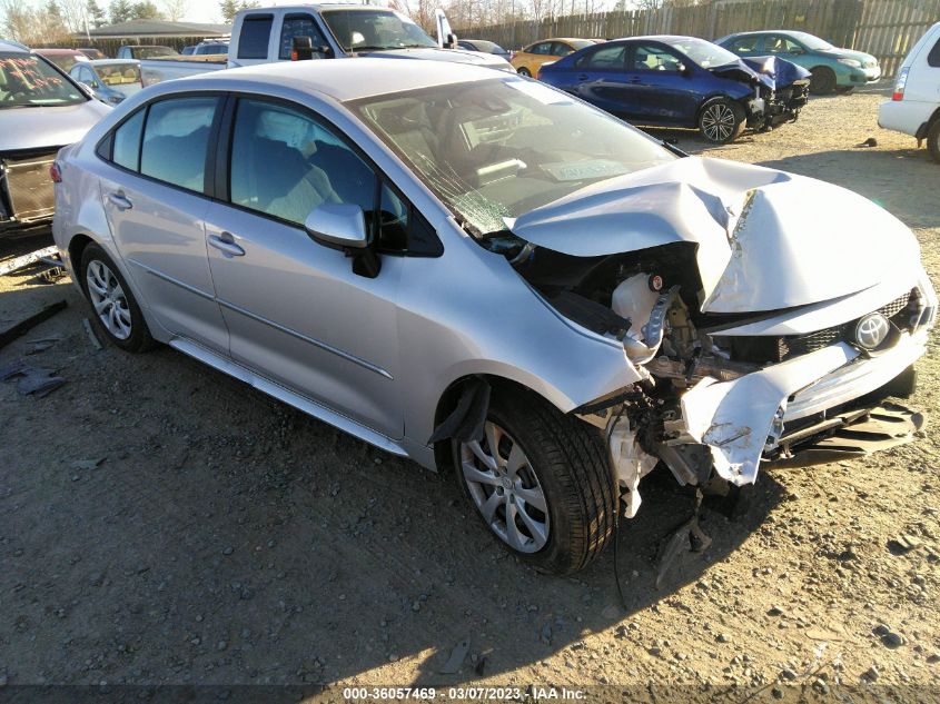2022 TOYOTA COROLLA LE VIN: 5YFEPMAE1NP376626