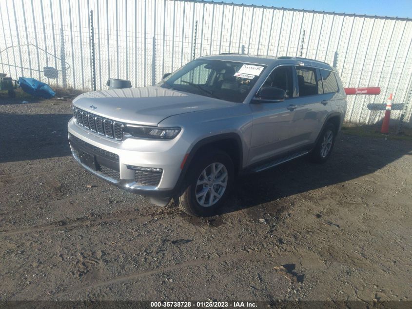 2022 JEEP GRAND CHEROKEE L LIMITED VIN: 1C4RJKBG2N8609772