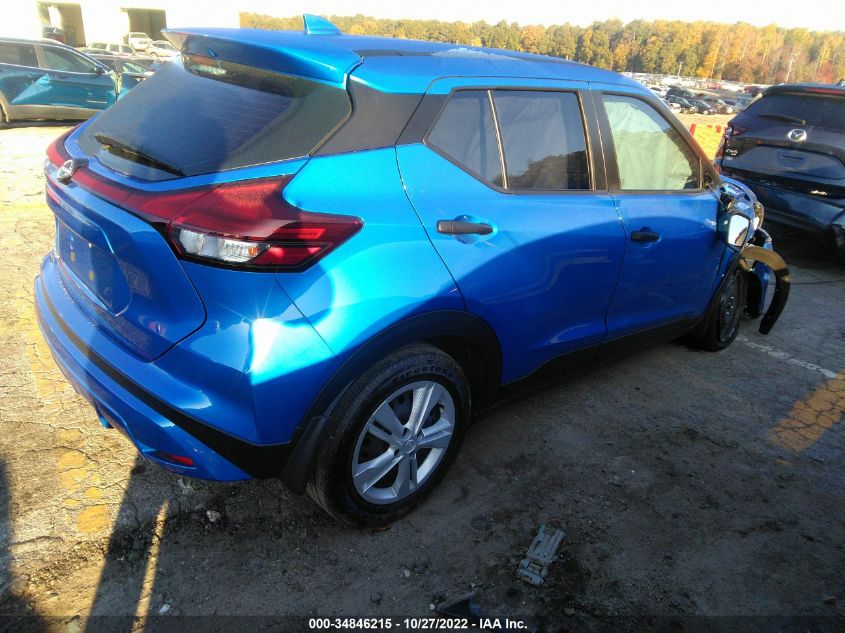 2022 NISSAN KICKS S VIN: 3N1CP5BVXNL504180