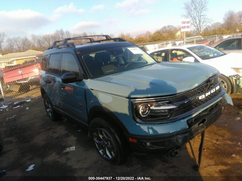 2022 FORD BRONCO SPORT BADLANDS VIN: 3FMCR9D94NRD96906