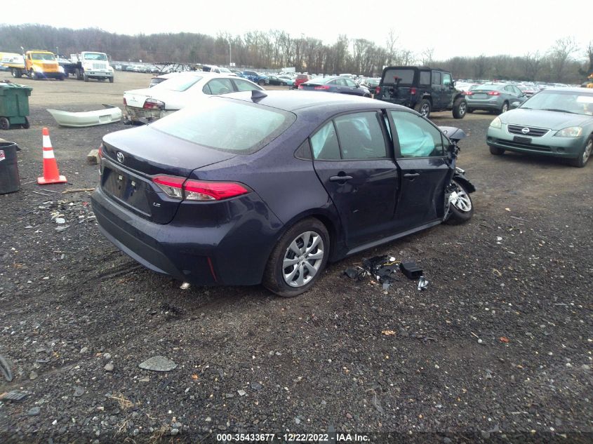 2022 TOYOTA COROLLA LE VIN: 5YFEPMAE6NP325980