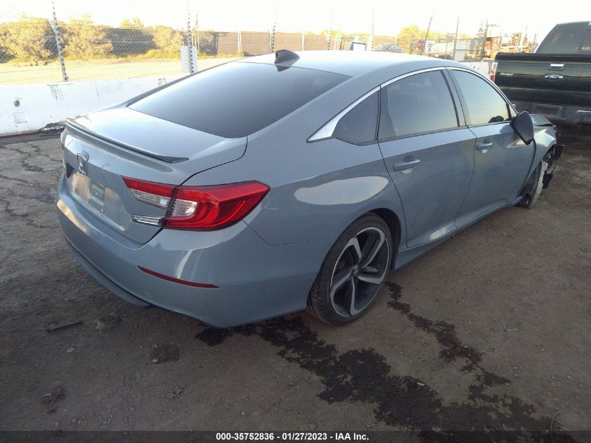 2021 HONDA ACCORD SEDAN SPORT VIN: 1HGCV2F31MA013904