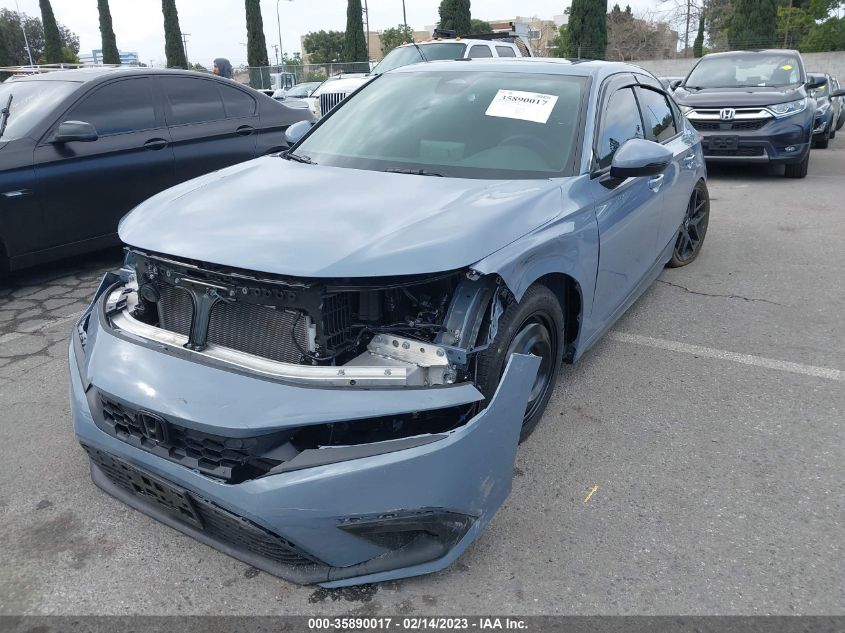 2022 HONDA CIVIC HATCHBACK SPORT TOURING VIN: 19XFL1H8XNE020045
