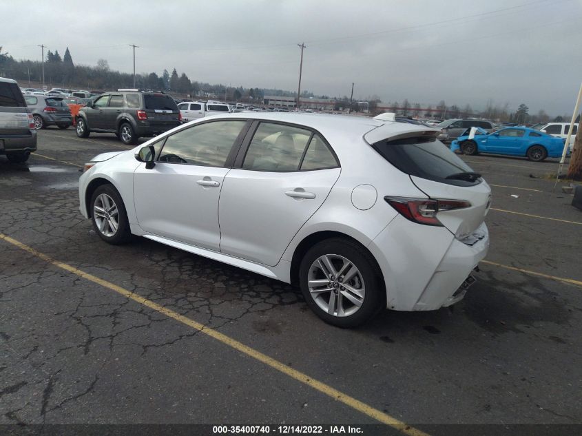 2022 TOYOTA COROLLA HATCHBACK SE VIN: JTNB4MBE7N3158544