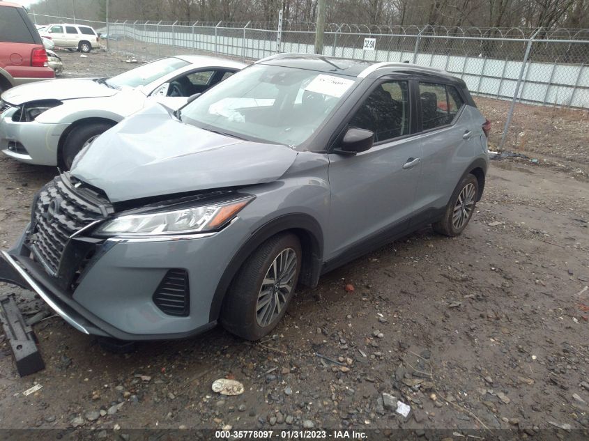 2022 NISSAN KICKS SV VIN: 3N1CP5CV9NL484308