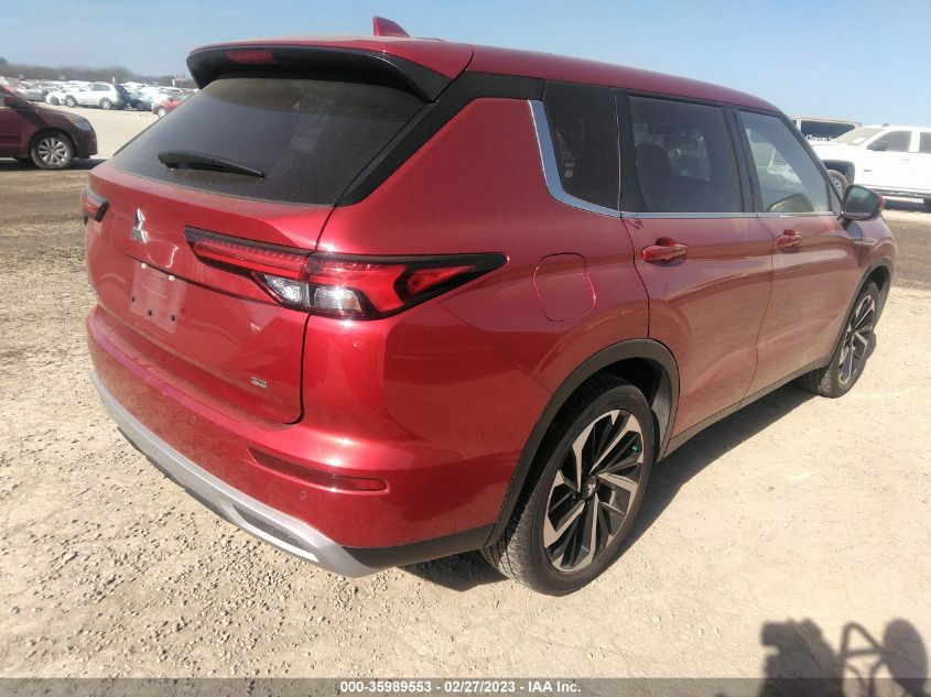 2022 MITSUBISHI OUTLANDER SE VIN: JA4J3UA87NZ085505