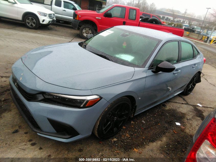 2022 HONDA CIVIC SEDAN SPORT VIN: 2HGFE2F57NH604949