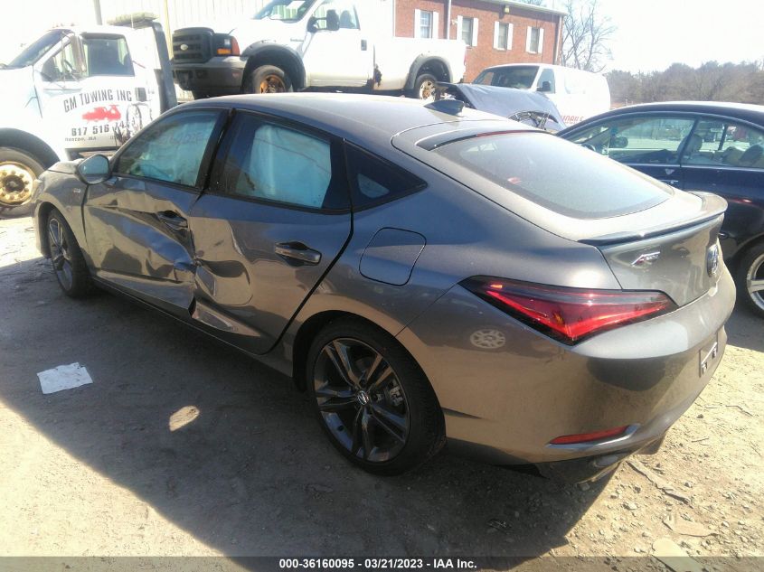 2023 ACURA INTEGRA W/A-SPEC PACKAGE VIN: 19UDE4H31PA018425