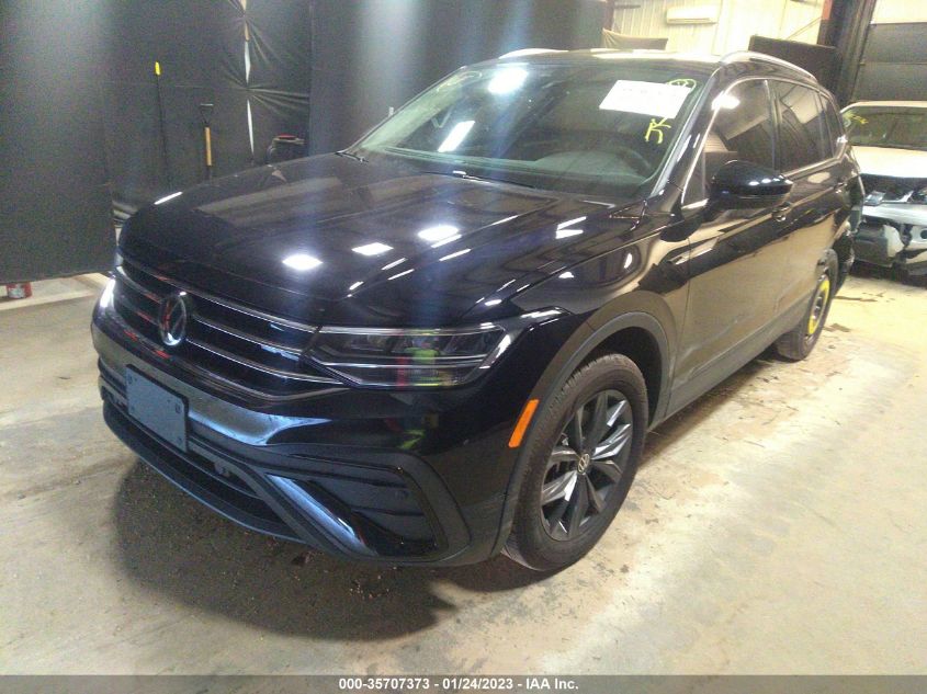2022 VOLKSWAGEN TIGUAN SE VIN: 3VV2B7AX5NM101905