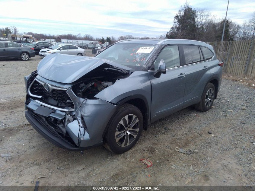 2023 TOYOTA HIGHLANDER HYBRID VIN: 5TDKBRCH7PS569153