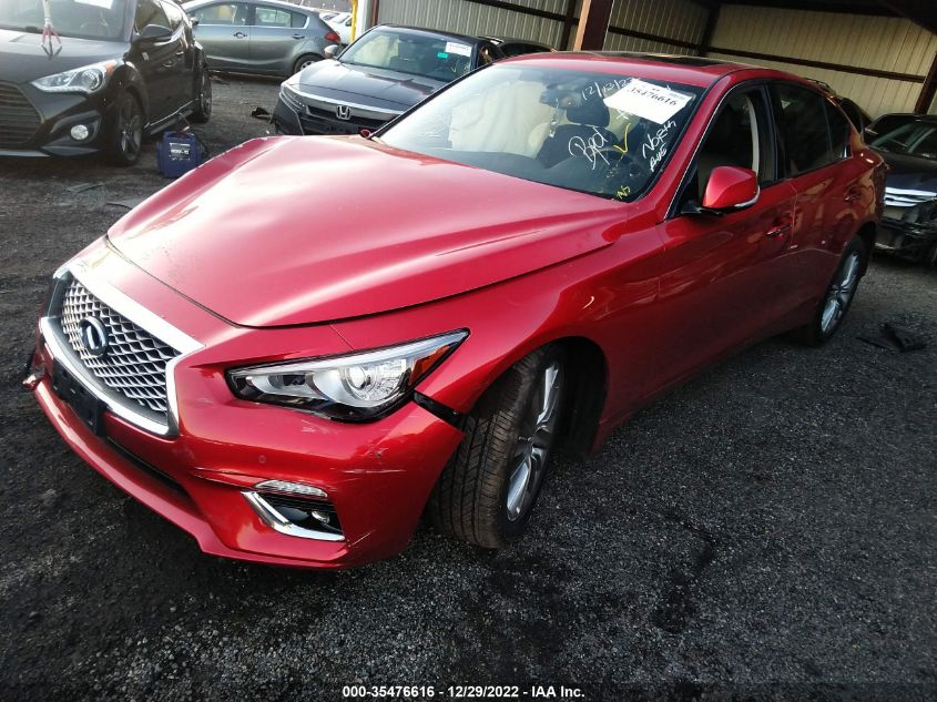 2021 INFINITI Q50 3.0T LUXE VIN: JN1EV7BR7MM754297