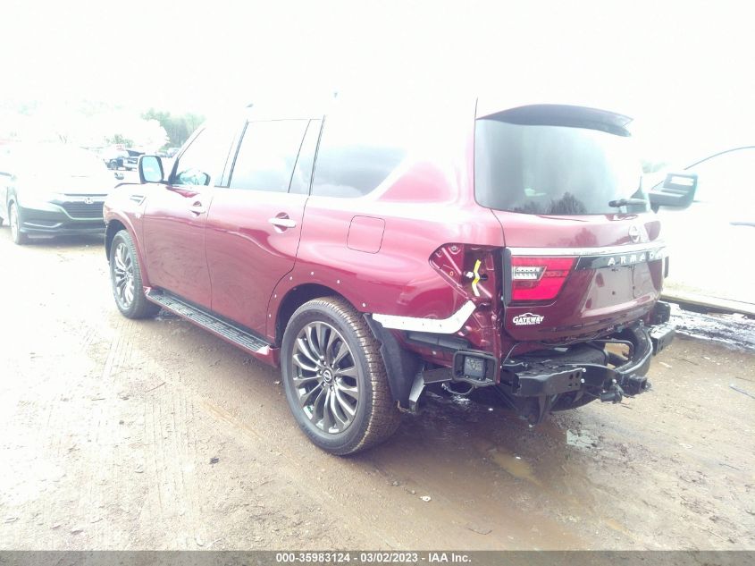 2022 NISSAN ARMADA PLATINUM VIN: JN8AY2DB3N9813733