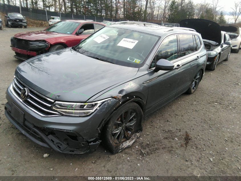 2022 VOLKSWAGEN TIGUAN SE VIN: 3VV2B7AX7NM014944