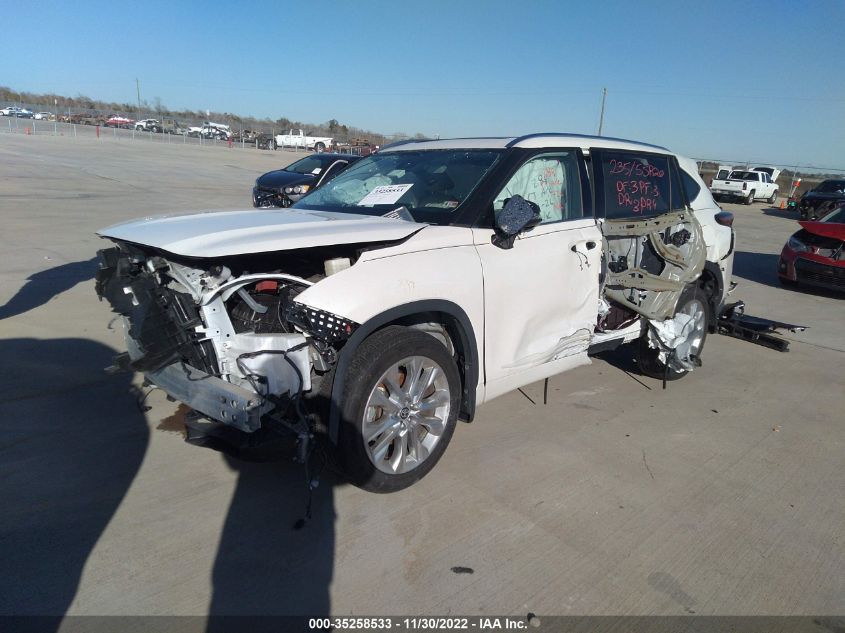 2020 TOYOTA HIGHLANDER LIMITED/PLATINUM VIN: 5TDDZRBH0LS014755