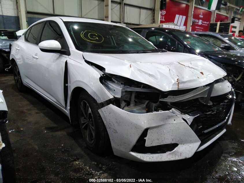 2021 NISSAN SENTRA SV VIN: 3N1AB8CV1MY263553