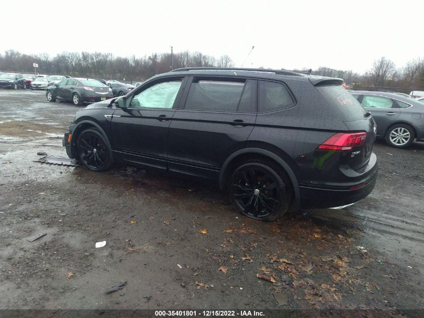 2021 VOLKSWAGEN TIGUAN SE/SE R-LINE BLACK/SEL VIN: 3VV2B7AX9MM129205