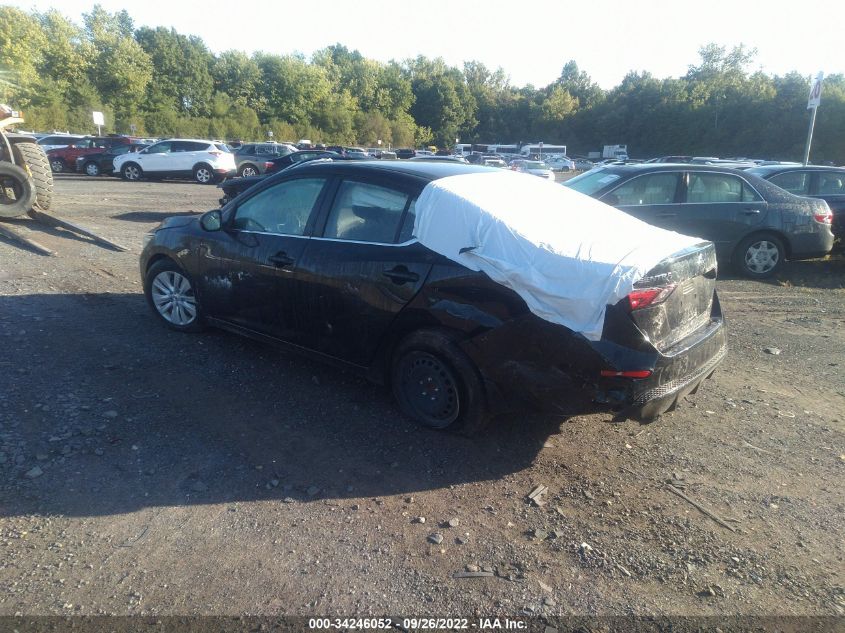 2021 NISSAN SENTRA S VIN: 3N1AB8BV8MY245617