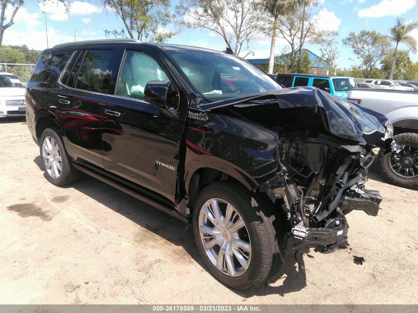 2022 CHEVROLET TAHOE HIGH COUNTRY VIN: 1GNSKTKL5NR259234