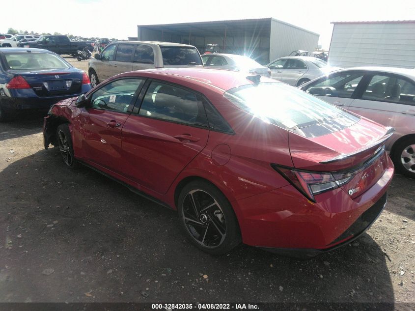 2022 HYUNDAI ELANTRA N LINE VIN: KMHLR4AF0NU226404