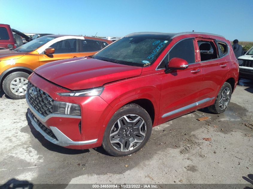 2021 HYUNDAI SANTA FE CALLIGRAPHY VIN: 5NMS5DAL5MH329275