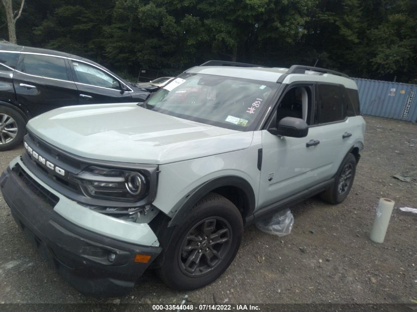 2022 FORD BRONCO SPORT BIG BEND VIN: 3FMCR9B6XNRD06375