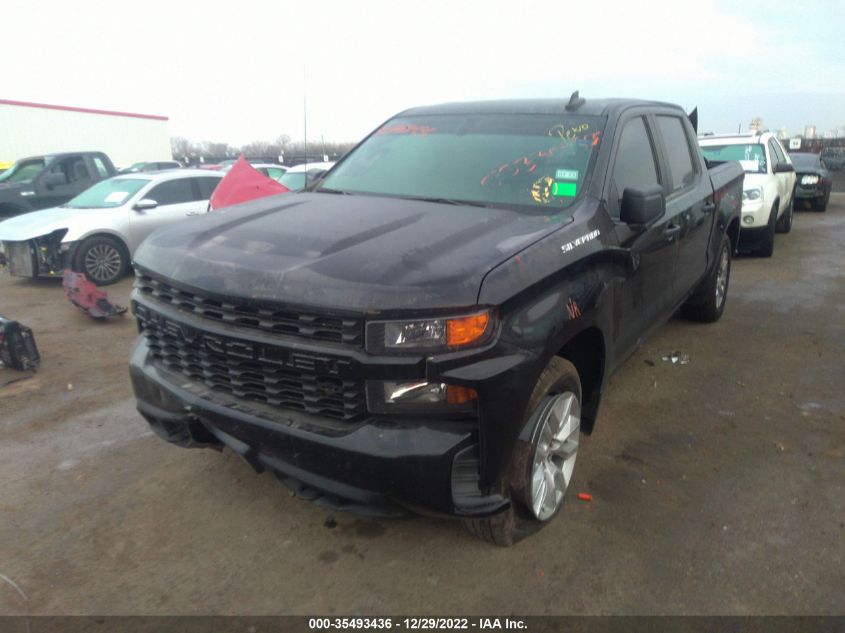 2021 CHEVROLET SILVERADO 1500 CUSTOM VIN: 1GCPWBEK1MZ228030
