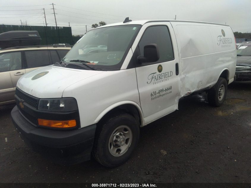 2022 CHEVROLET EXPRESS CARGO VAN VIN: 1GCWGAFP3N1254982