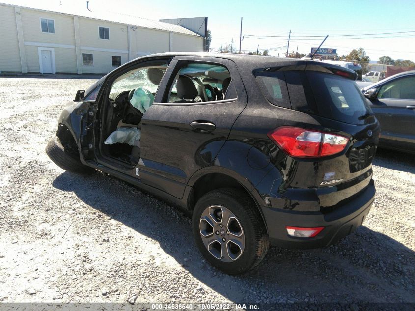 2020 FORD ECOSPORT S VIN: MAJ6S3FLXLC342099