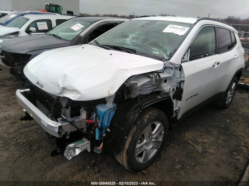 2022 JEEP COMPASS LATITUDE VIN: 3C4NJDBBXNT208339