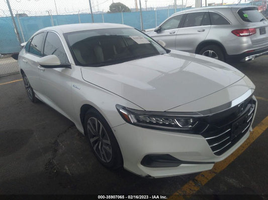 2022 HONDA ACCORD HYBRID VIN: 1HGCV3F1XNA004284