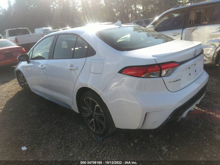 2022 TOYOTA COROLLA SE/SE NIGHTSHADE/APEX SE VIN: JTDS4MCE3N3509842
