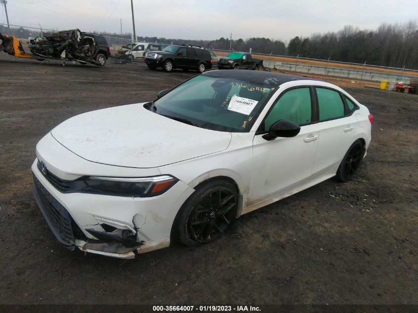 2022 HONDA CIVIC SEDAN SPORT VIN: 2HGFE2F59NH500186
