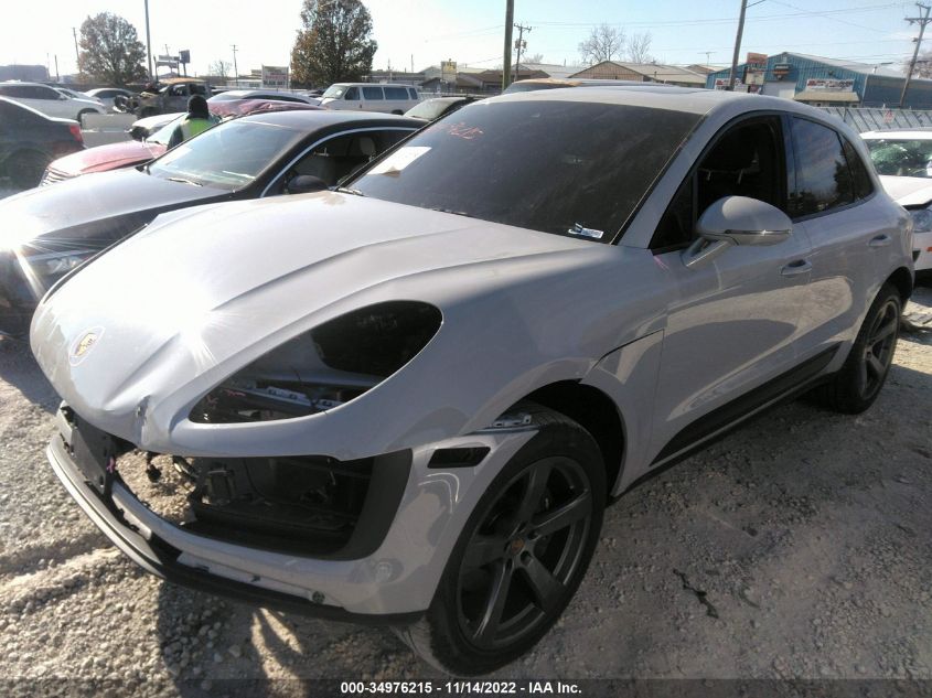 2022 PORSCHE MACAN VIN: WP1AA2A5XNLB07648