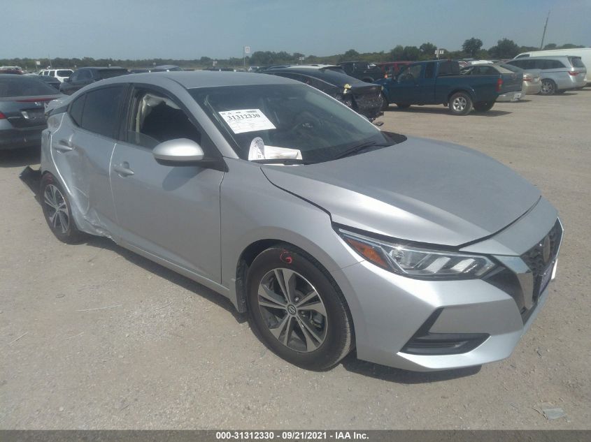 2021 NISSAN SENTRA SV VIN: 3N1AB8CV0MY255699