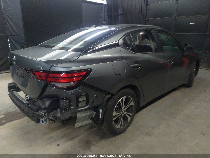 2022 NISSAN SENTRA SV VIN: 3N1AB8CV7NY289799