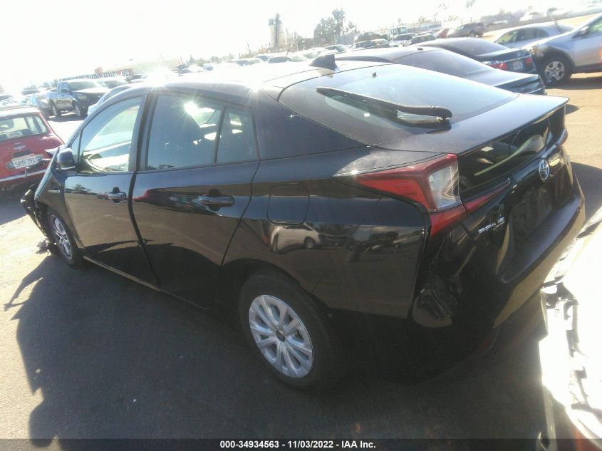 2021 TOYOTA PRIUS L VIN: JTDKAMFU1M3131837