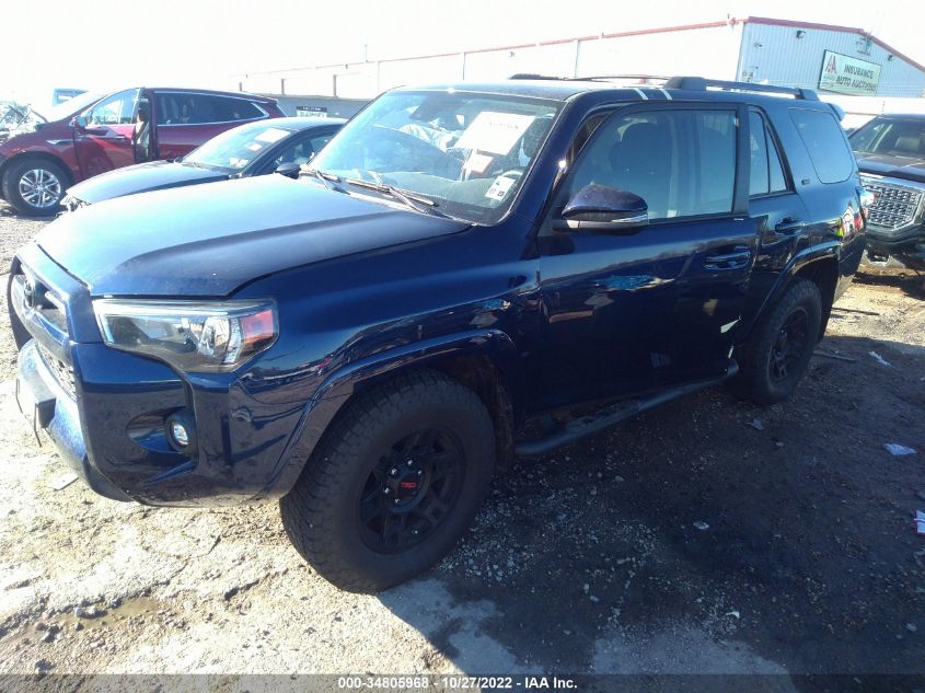 2021 TOYOTA 4RUNNER SR5 PREMIUM VIN: JTEFU5JR4M5239919