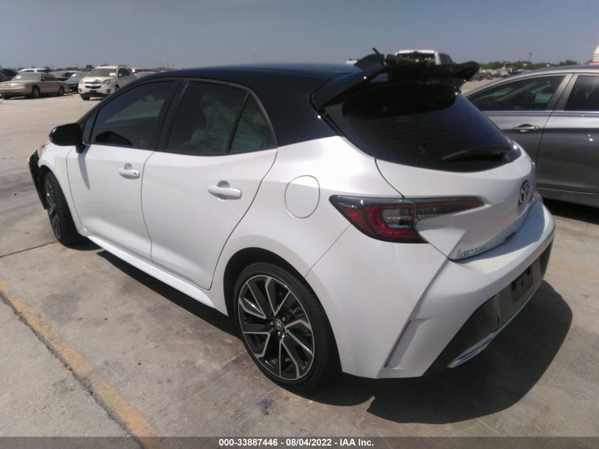 2021 TOYOTA COROLLA HATCHBACK XSE VIN: JTNA4MBE4M3127987