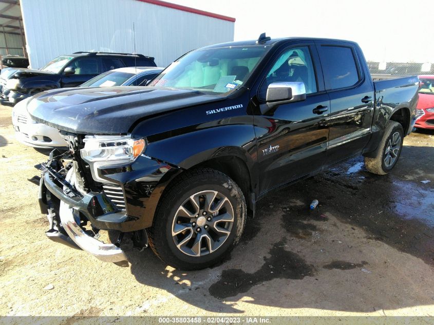 2022 CHEVROLET SILVERADO 1500 LT VIN: 1GCUDDED5NZ641026