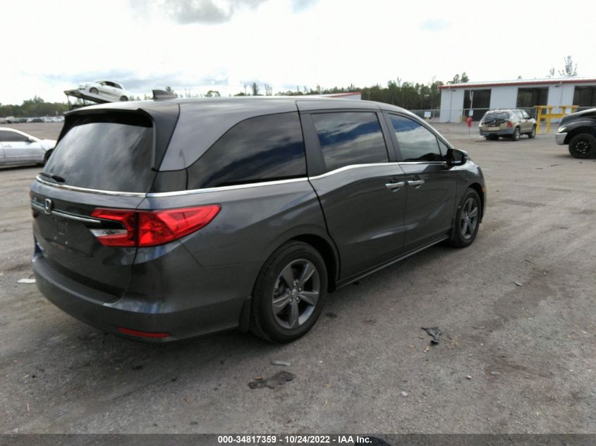 2022 HONDA ODYSSEY EX VIN: 5FNRL6H58NB010771