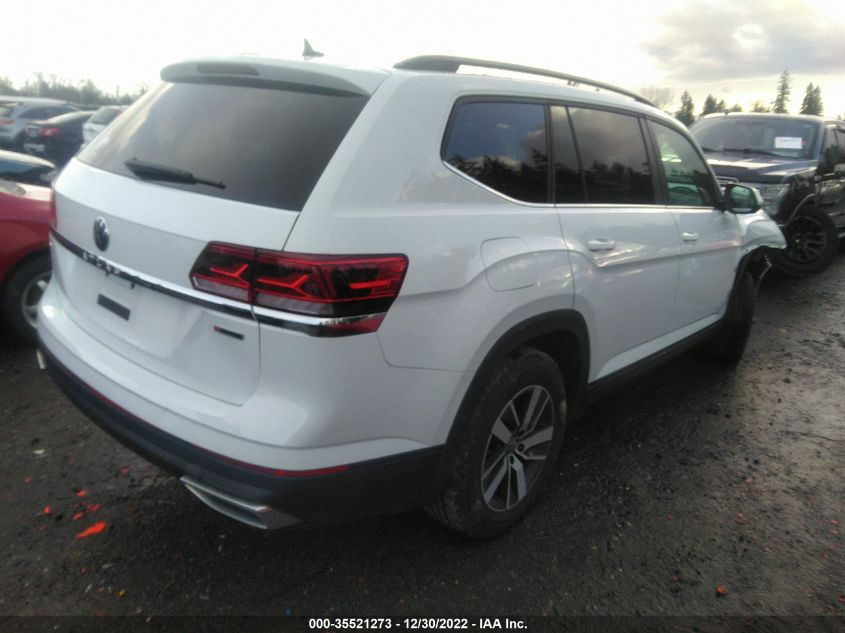 2022 VOLKSWAGEN ATLAS 2.0T SE VIN: 1V2LP2CA1NC546111