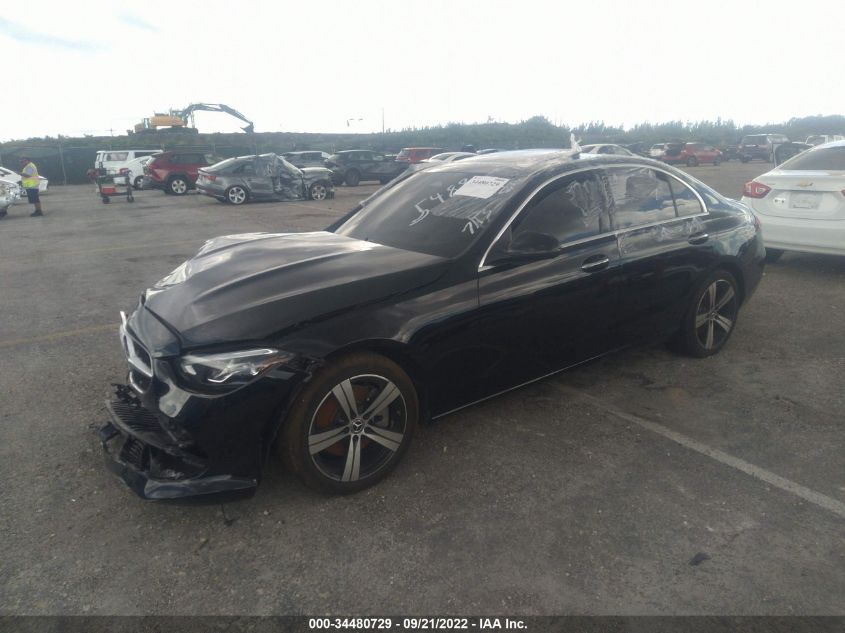 2022 MERCEDES-BENZ C-CLASS C 300 VIN: W1KAF4GB5NR015488