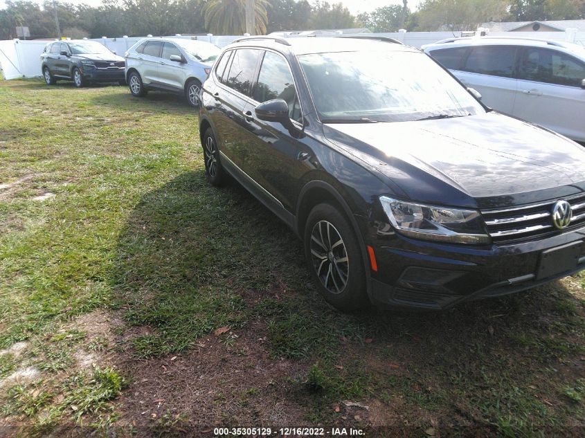 2021 VOLKSWAGEN TIGUAN SE VIN: 3VV3B7AX7MM080168