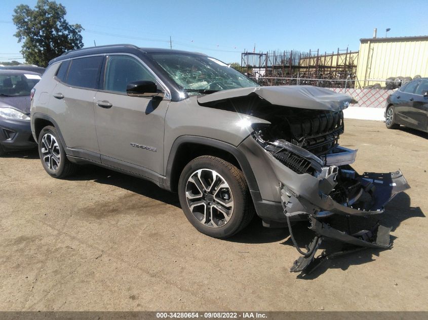 2022 JEEP COMPASS LIMITED VIN: 3C4NJDCB3NT102118