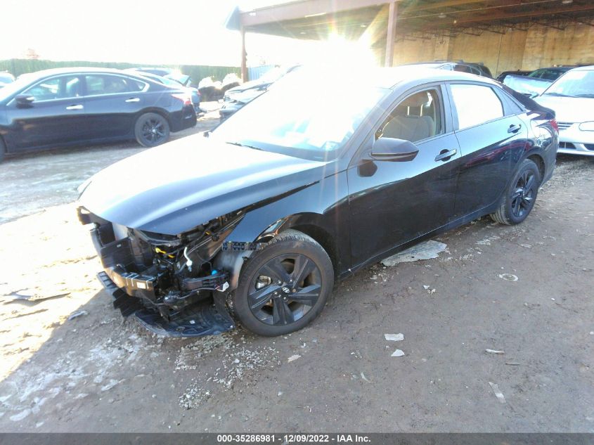 2022 HYUNDAI ELANTRA SEL VIN: KMHLM4AG2NU260187
