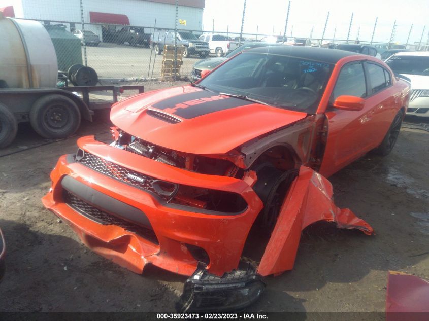 2022 DODGE CHARGER SCAT PACK VIN: 2C3CDXGJ8NH217196
