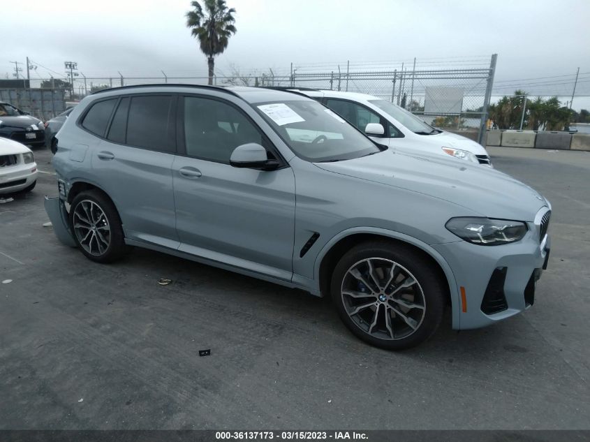 2022 BMW X3 SDRIVE30I VIN: 5UX43DP0XN9K60977