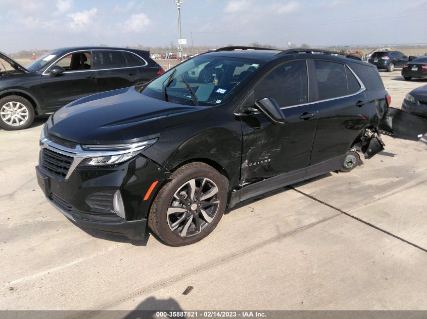2022 CHEVROLET EQUINOX LT VIN: 3GNAXKEV2NL231189