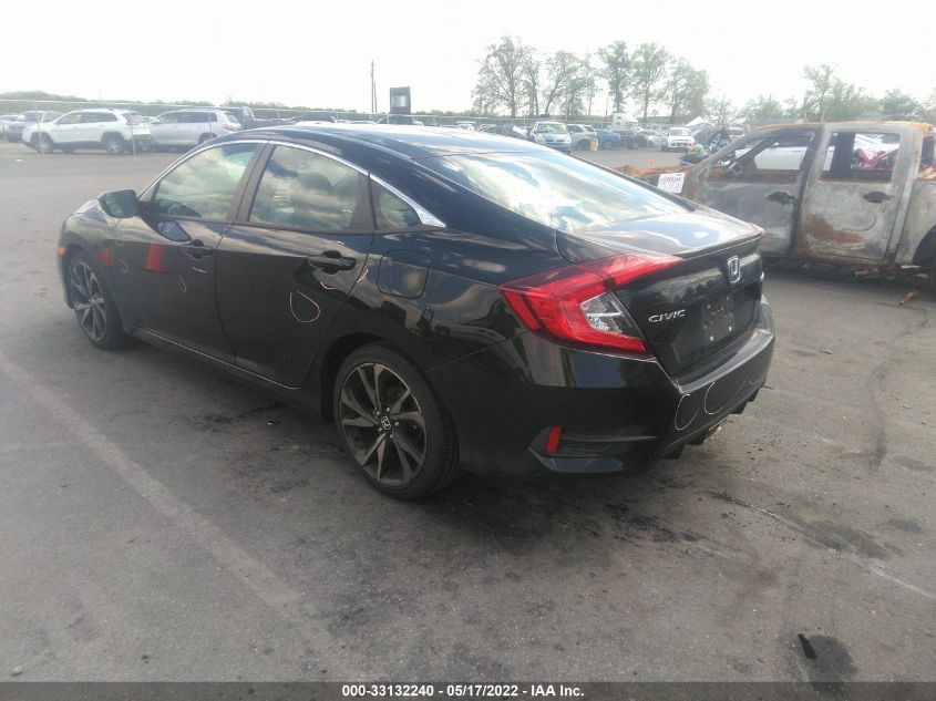 2021 HONDA CIVIC SEDAN SPORT VIN: 2HGFC2F87MH506650