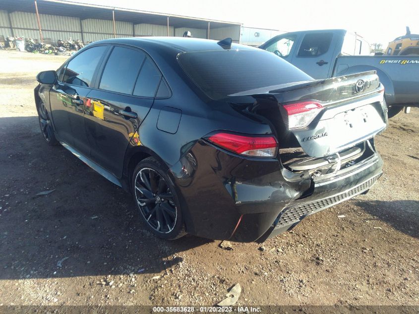 2022 TOYOTA COROLLA SE/SE NIGHTSHADE/APEX SE VIN: 5YFS4MCE1NP124660